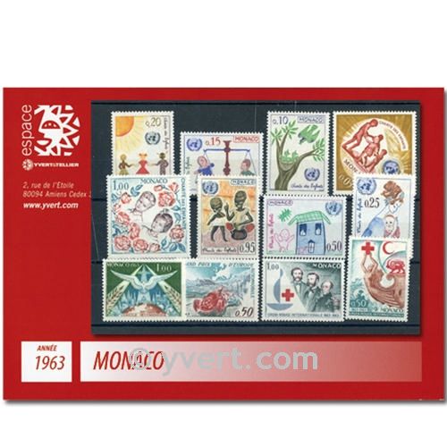 nr. 599/635 -  Stamp Monaco Year set (1963)