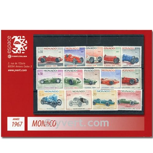 n° 708/735 -  Timbre Monaco Année complète (1967)