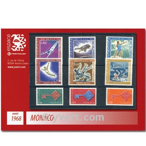 nr. 736/771 -  Stamp Monaco Year set (1968)