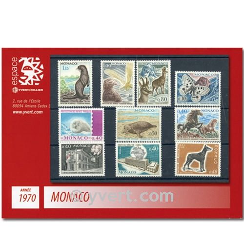 nr. 809/846 -  Stamp Monaco Year set (1970)