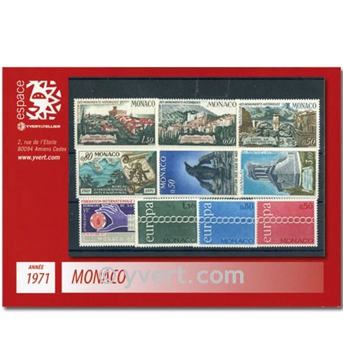 nr. 847/866 -  Stamp Monaco Year set (1971)