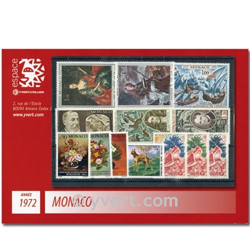 nr. 867/915 -  Stamp Monaco Year set (1972)