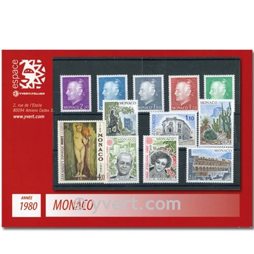 nr. 1209/1263 -  Stamp Monaco Year set (1980)