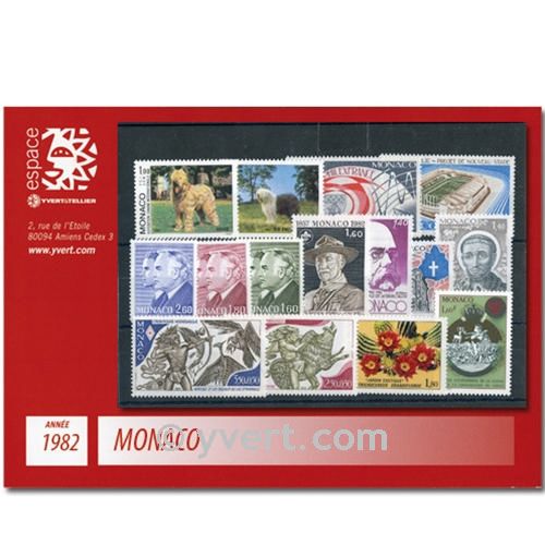 nr. 1306/1358 -  Stamp Monaco Year set (1982)