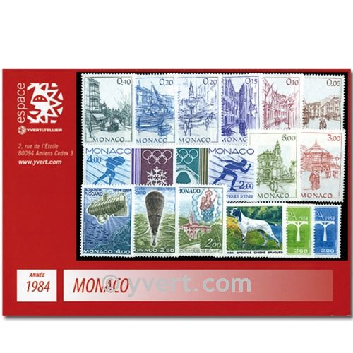 nr. 1404/1455 -  Stamp Monaco Year set (1984)