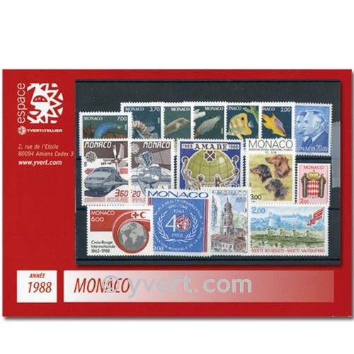 nr. 1614/1662 -  Stamp Monaco Year set (1988)