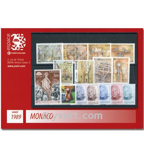 nr. 1663/1704 -  Stamp Monaco Year set (1989)