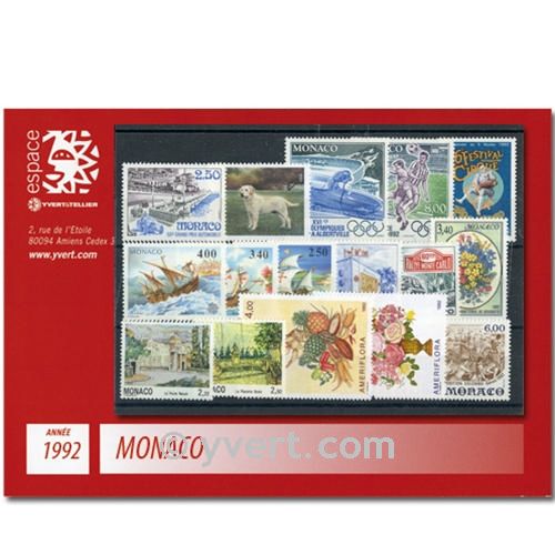 nr. 1810/1853 -  Stamp Monaco Year set (1992)