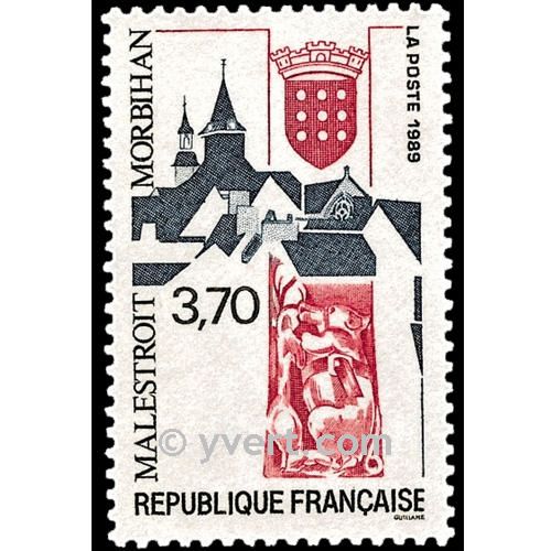 n.o 2588 -  Sello Francia Correos