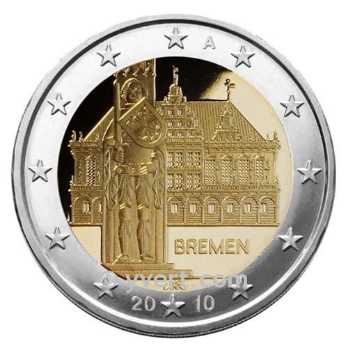 MONEDAS DE 2 € CONMEMORATIVAS 2010: ALEMANIA (A)