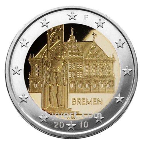 €2 COMMEMORATIVE COIN 2010: GERMANY (F)