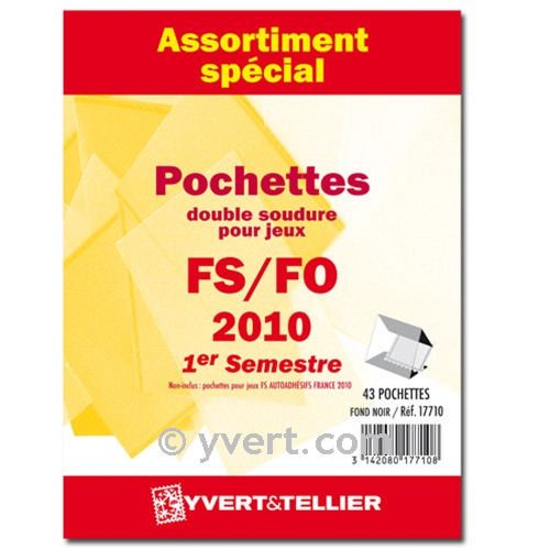 Assortiment de pochettes (double soudure) : 2010-1er semestre