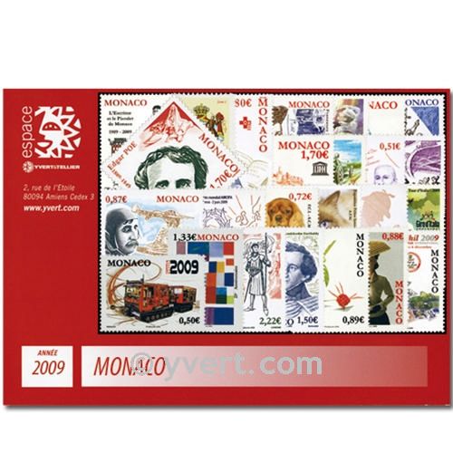 n° 2658/2717 -  Timbre Monaco Année complète (2009)