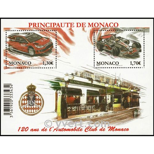 nr. 95 -  Stamp Monaco Souvenir sheets