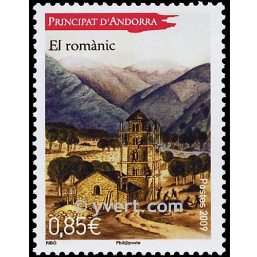 n° 679 -  Selo Andorra Correios