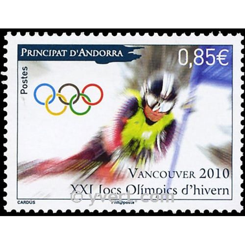 n° 687 -  Timbre Andorre Poste