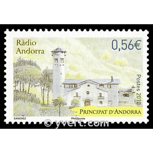 n° 695 -  Selo Andorra Correios