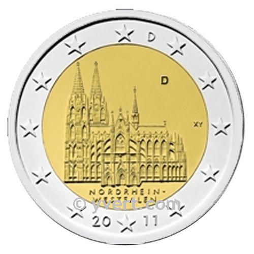 MONEDAS DE 2 € CONMEMORATIVAS 2011: ALEMANIA (D)