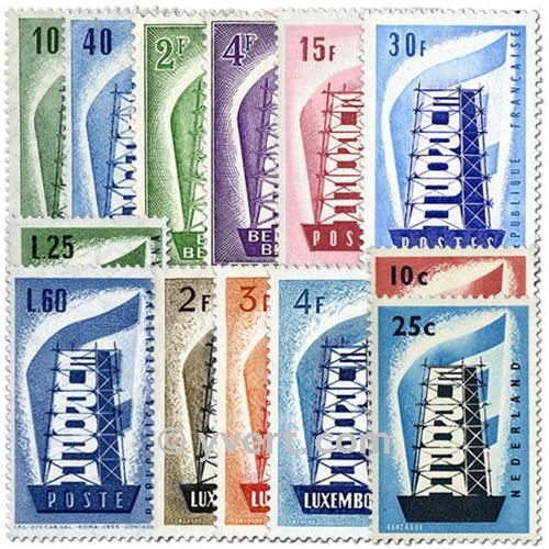 1956** - Year set EUROPA