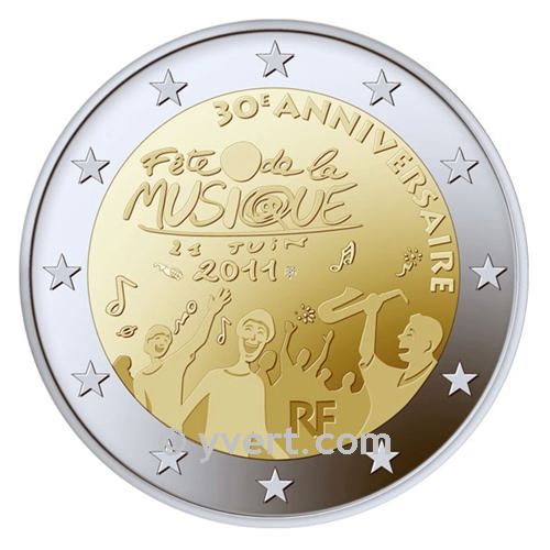 2 EUROS COMEMORATIVAS 2011: FRANÇA