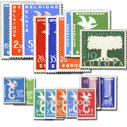 1958** - Année complète neuf EUROPA