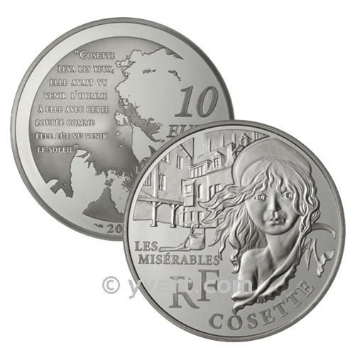 10 EURO SILVER - FRANCE - COSETTE