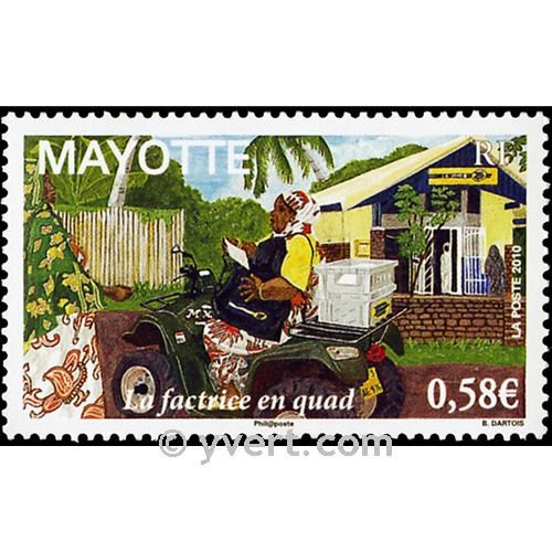 n.o 240 -  Sello Mayotte Correos