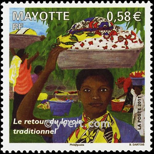 n.o 247 -  Sello Mayotte Correos