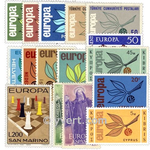 1965** - Année complète neuf EUROPA