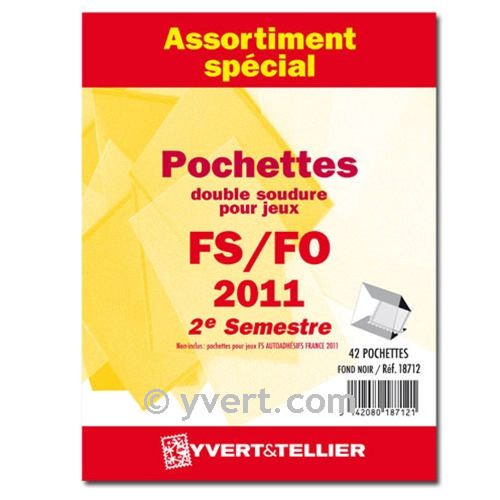 Assortiment de pochettes (double soudure) : 2011-2eme semestre