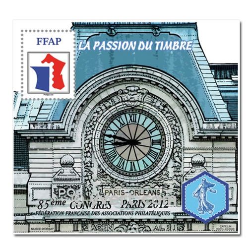 n.o 6 - Sello Francia Federación Francesa de Asociaciones Filatélicas (FFAP)