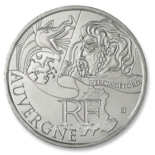 10 € DAS REGIÕES - Auvergne - 2012