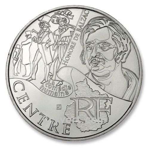 10 € DE LAS REGIONES - Centre - 2012