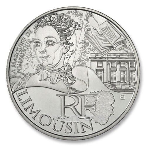 10 € DAS REGIÕES - Limousin  - 2012