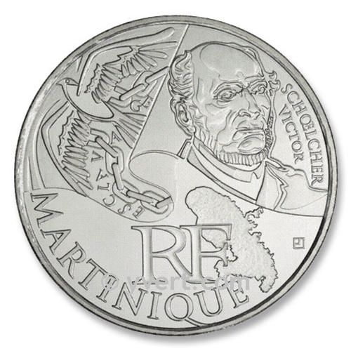 10 € DAS REGIÕES - Martinique  - 2012