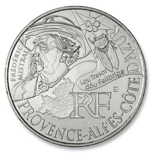 10 € DAS REGIÕES - Provence Alpes Côte d´Azur - 2012