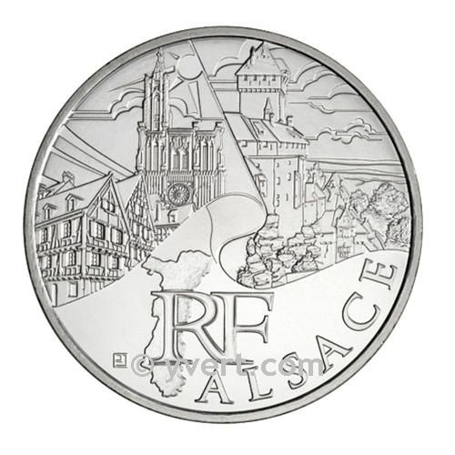 10 € DE LAS REGIONES - Alsace - 2011