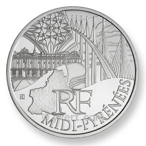 10 € DAS REGIÕES - Midi-Pyrénées - 2011