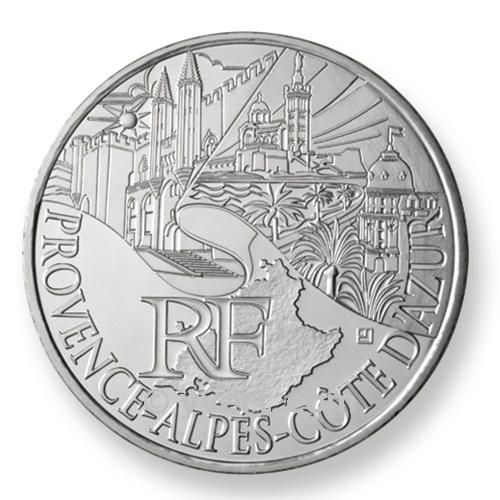 10 € DAS REGIÕES - Provence-Alpes-Côte d´Azur - 2011