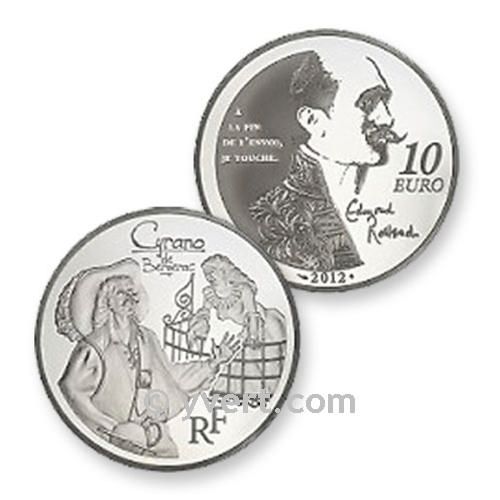 10 EURO SILVER - FRANCE - CYRANO DE BERGERAC