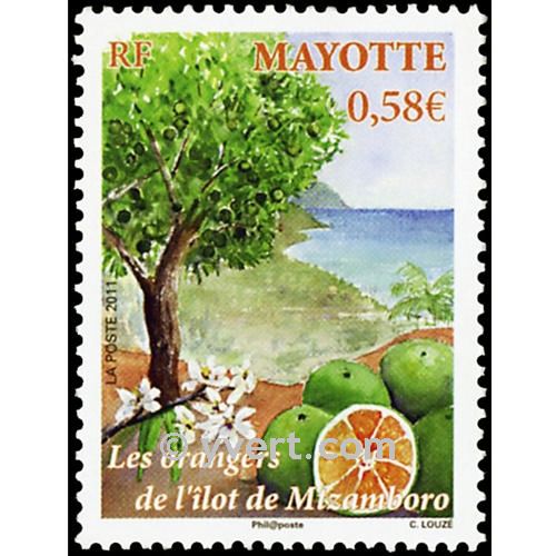 n.o 252 -  Sello Mayotte Correos