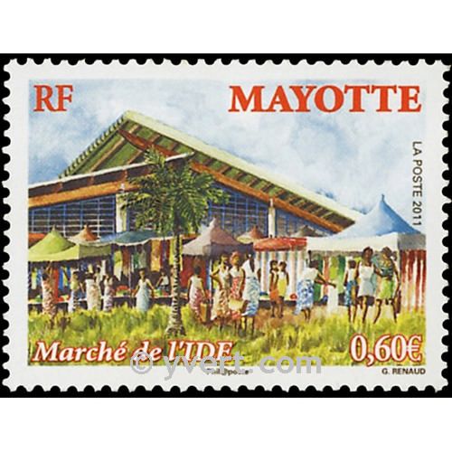 n.o 256 -  Sello Mayotte Correos