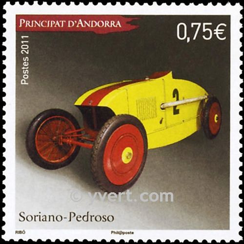 n° 710 -  Selo Andorra Correios