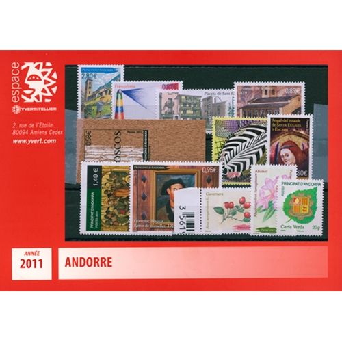 nr. 704/717 -  Stamp Andorra Year set (2011)