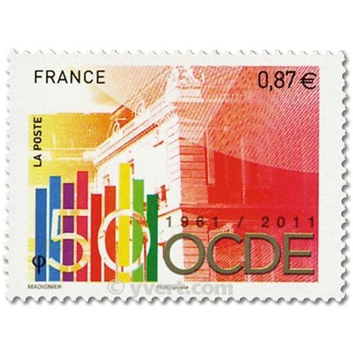 n.o 4563 -  Sello Francia Correos