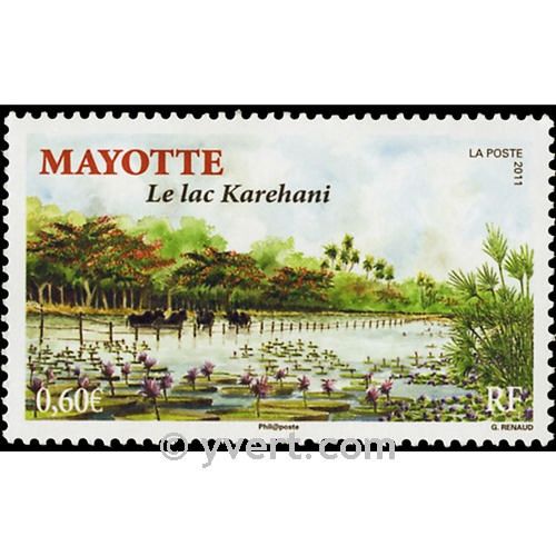 n° 254 -  Timbre Mayotte Poste