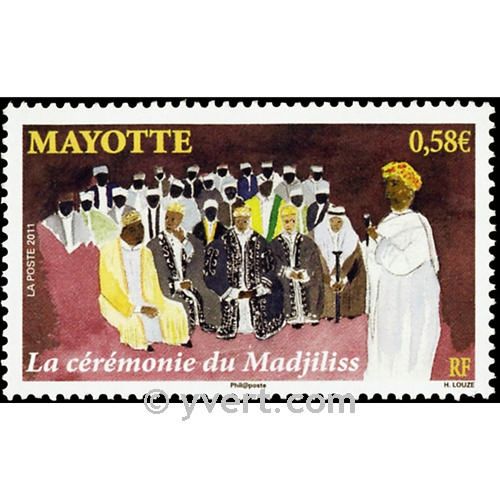 n.o 251 -  Sello Mayotte Correos