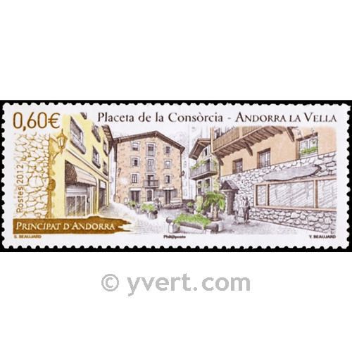 n° 725 -  Timbre Andorre Poste