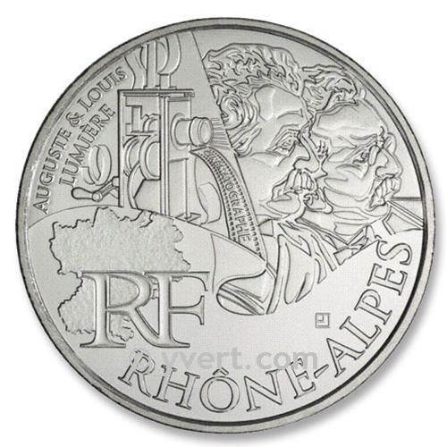 10 € DE LAS REGIONES - Rhône-Alpes - 2012