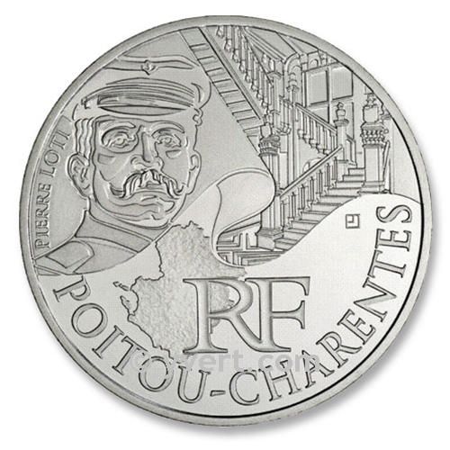 10 € DE LAS REGIONES - Poitou-Charentes - 2012